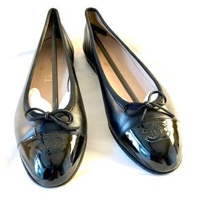 Chanel ballet flats size 10 US